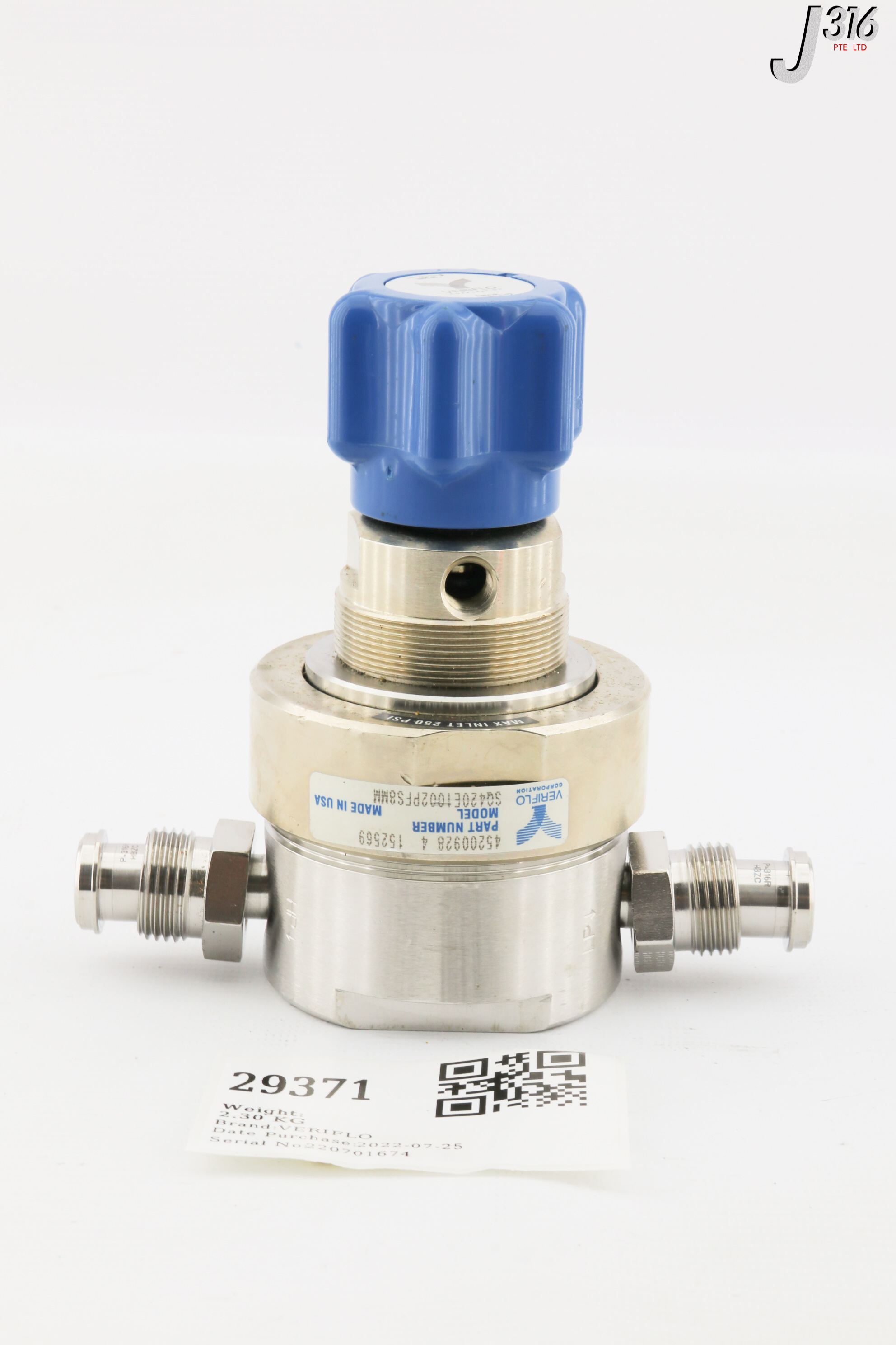 ミミ 29371 VERIFLO 2-WAY REGULATOR, P/N 45200928 SQ420E1002PFS8MM | eBay